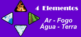 4 Elementos Ar , Fogo, Água e Terra